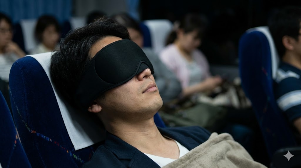 電車や夜行バスで安眠を確保する工夫