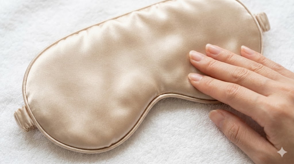 シルク素材で肌への刺激と乾燥を抑える