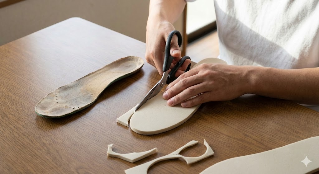 失敗しない中敷きの切り方の手順