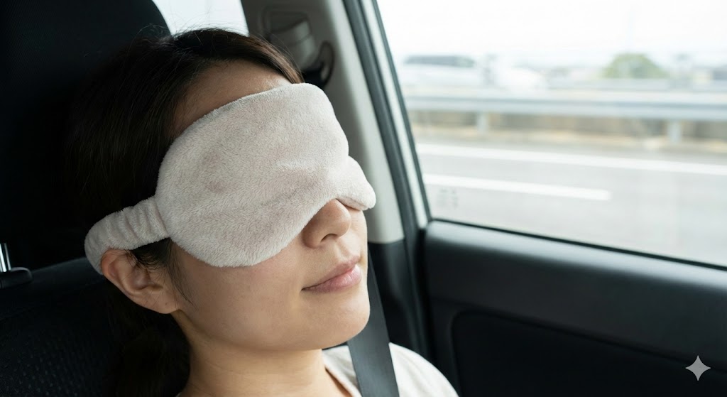車内仮眠の質を左右するのは「遮光性」よりも「肌へのストレス」