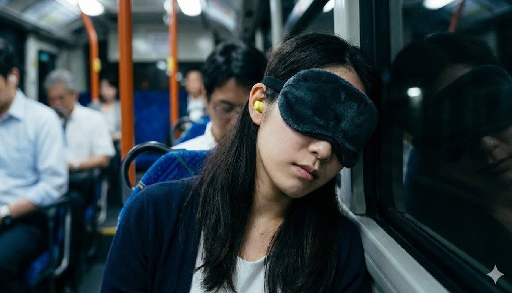 夜行バス・機内で周囲を気にせず「爆睡」するための装着ルール