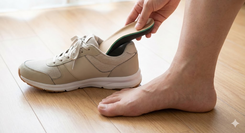 扁平足でも楽になるスニーカー活用術
