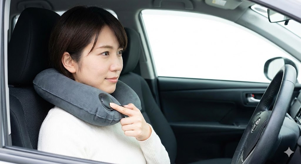 ポンプ内蔵型なら「口をつけない」から衛生的。車内でも数秒で準備完了