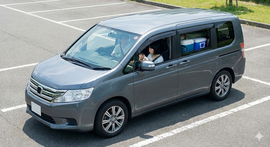 車の外に私物を出すのは絶対NG