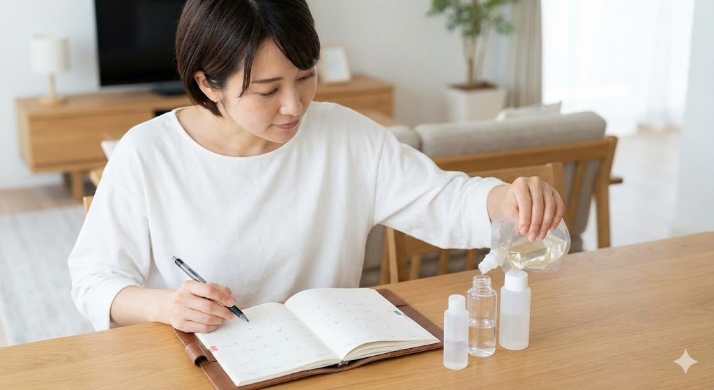 詰め替えは「1週間に1回」のルーティン