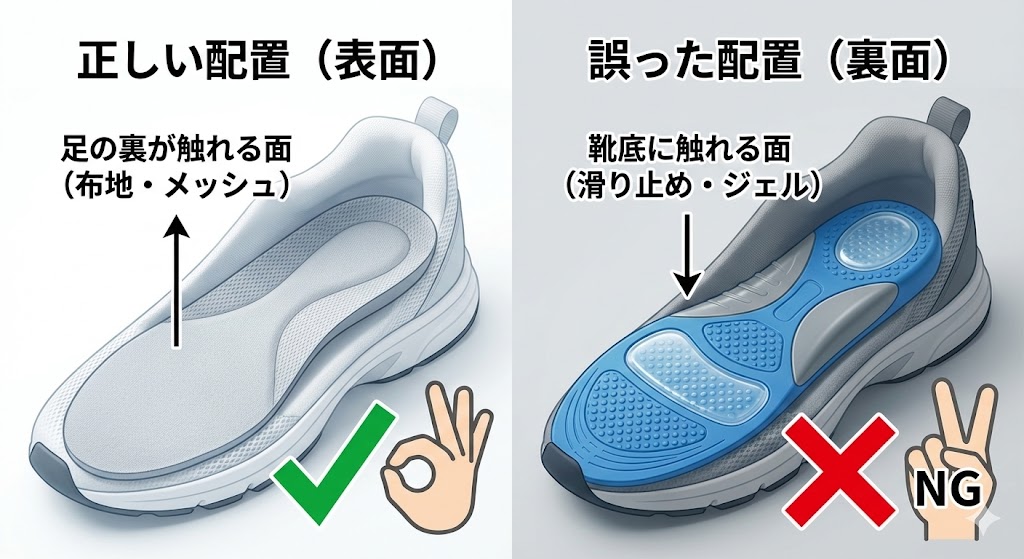 どっちが上か迷わない配置のルール