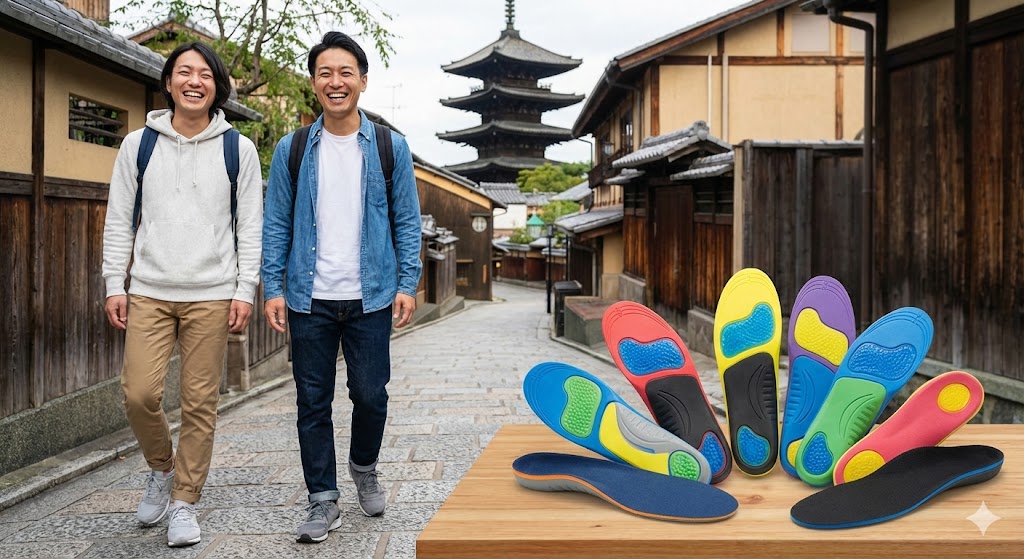 インソールのおすすめ決定版！旅行・観光の足の疲れを救うアイテム