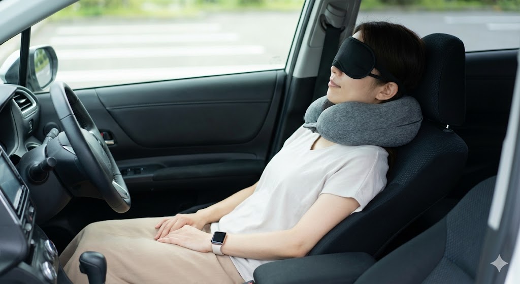 【ドライバー向け】20分の仮眠を2時間の眠りに変える「安全装備」セット