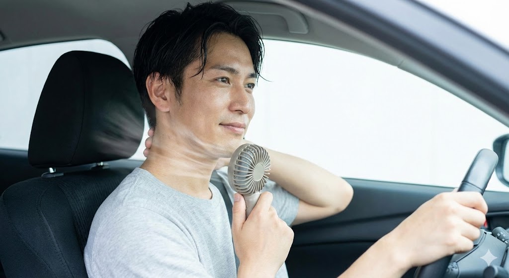 まずは「首元」を冷やして汗を止める