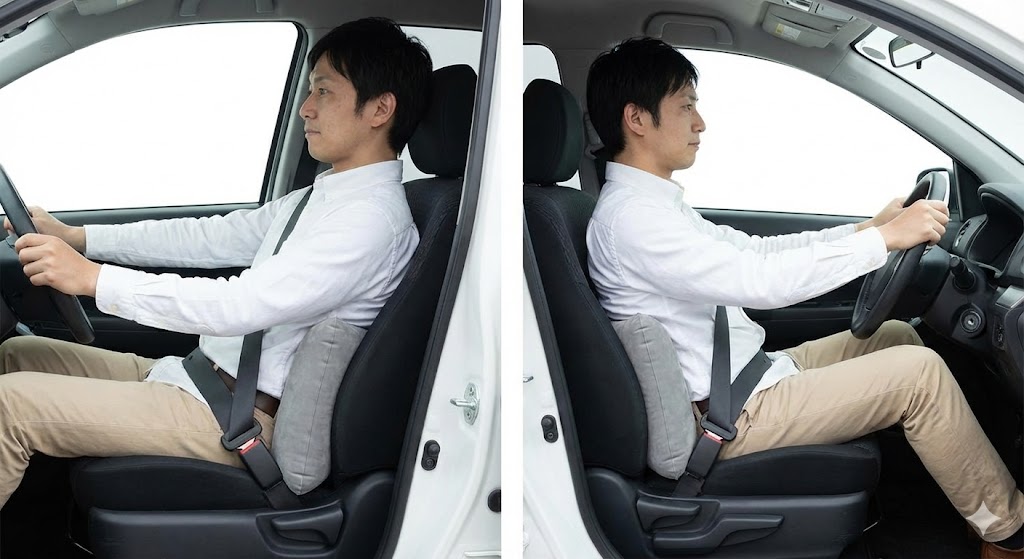 長時間運転の腰痛対策に！「ランバーサポート（腰当て）」としての活用術