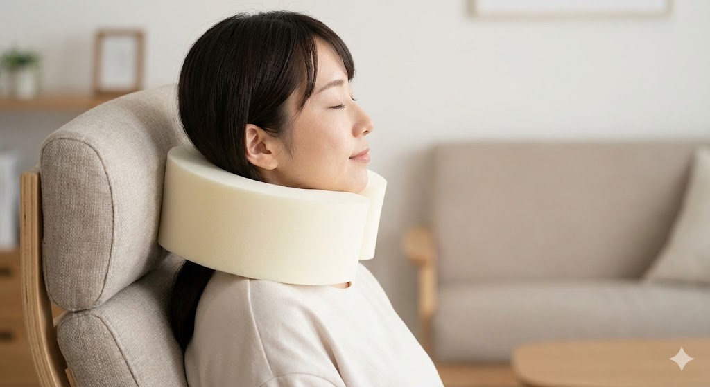 高密度ウレタンが「首がガクッとなる」のを防ぐ仕組み