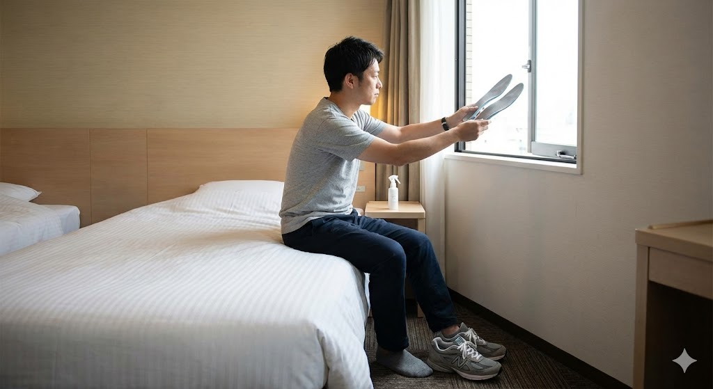 観光中に実践したい足の臭い対策