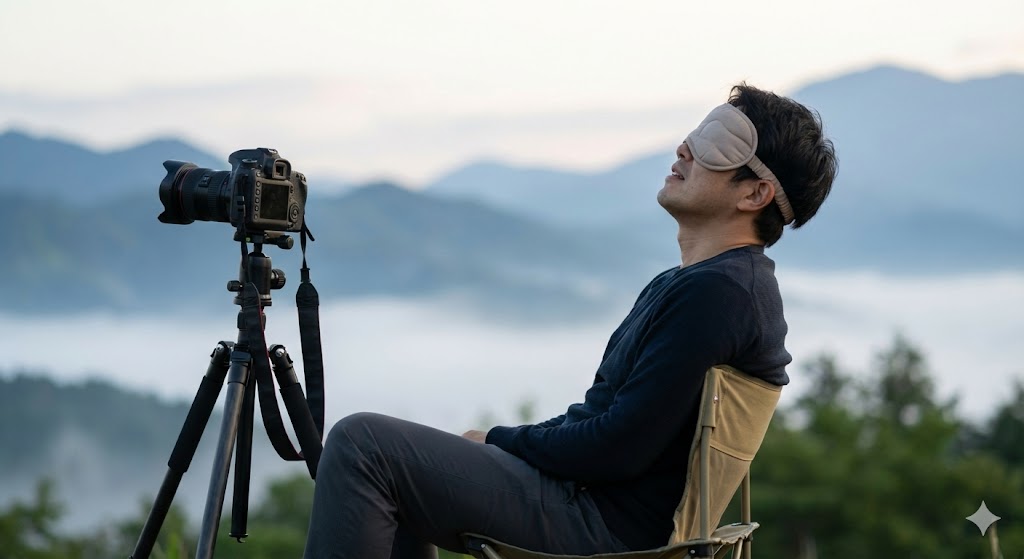 撮影者の天敵「眼精疲労」をリセットする触覚の効果