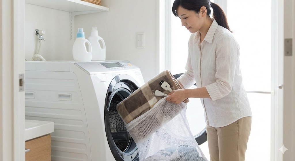電気ブランケットを長持ちさせる洗濯術