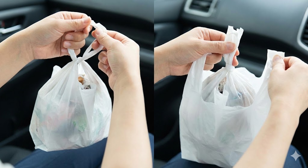 ゴミ袋の正解は「手提げ付き・厚手・小サイズ」