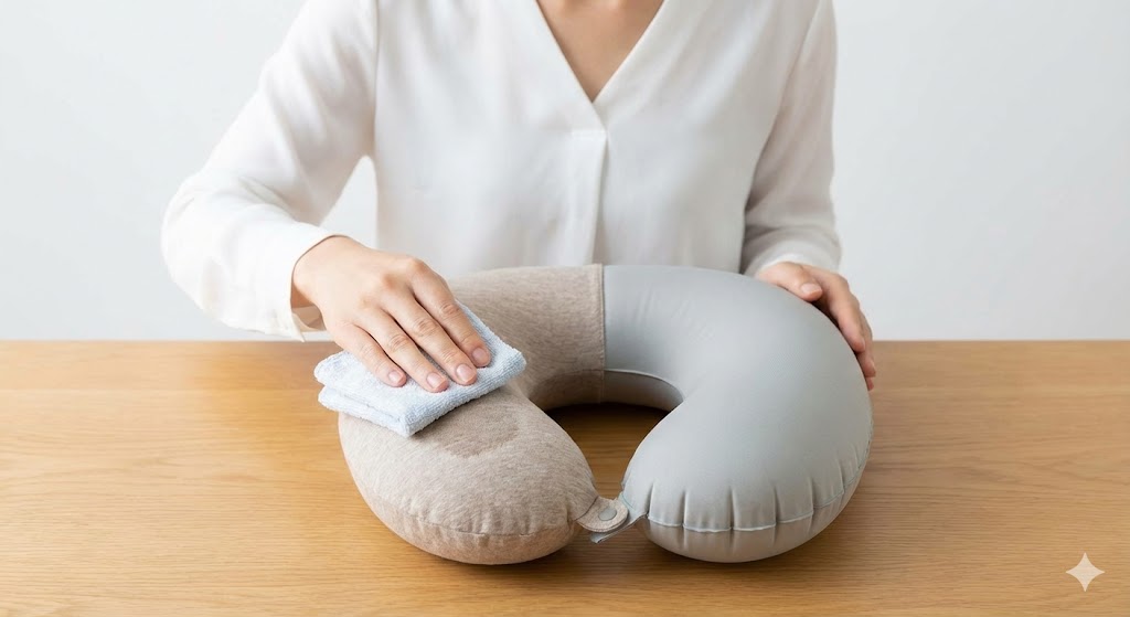 Q. 丸洗いできないタイプのお手入れ方法は？