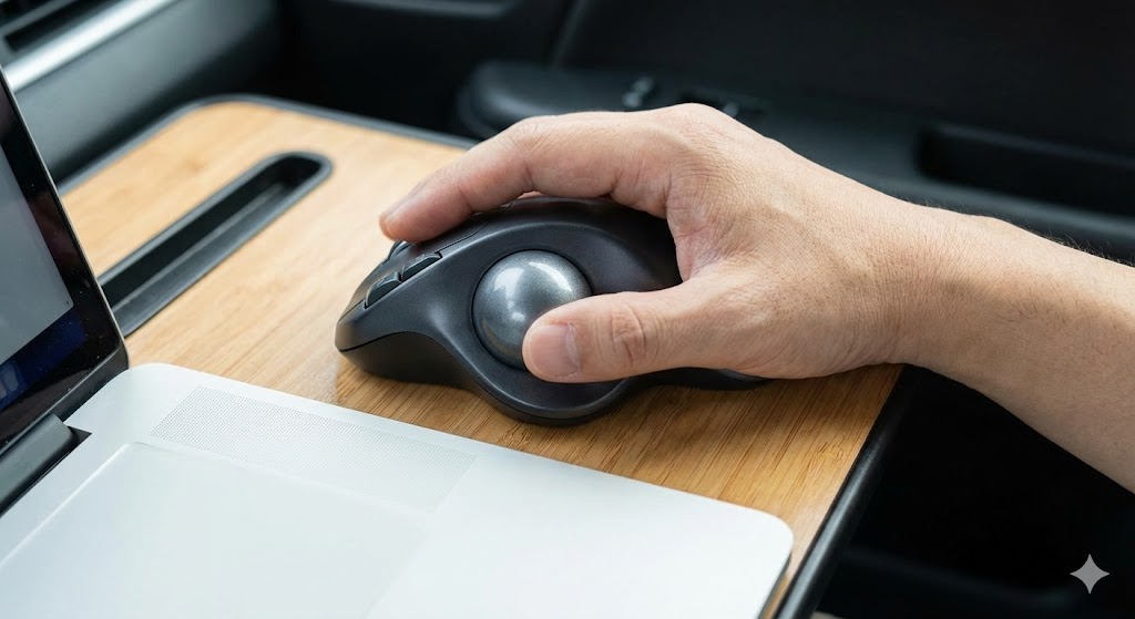  一度使ったら戻れない「トラックボールマウス」