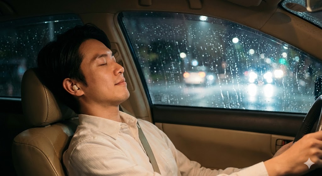 外部の騒音を和らげる役割