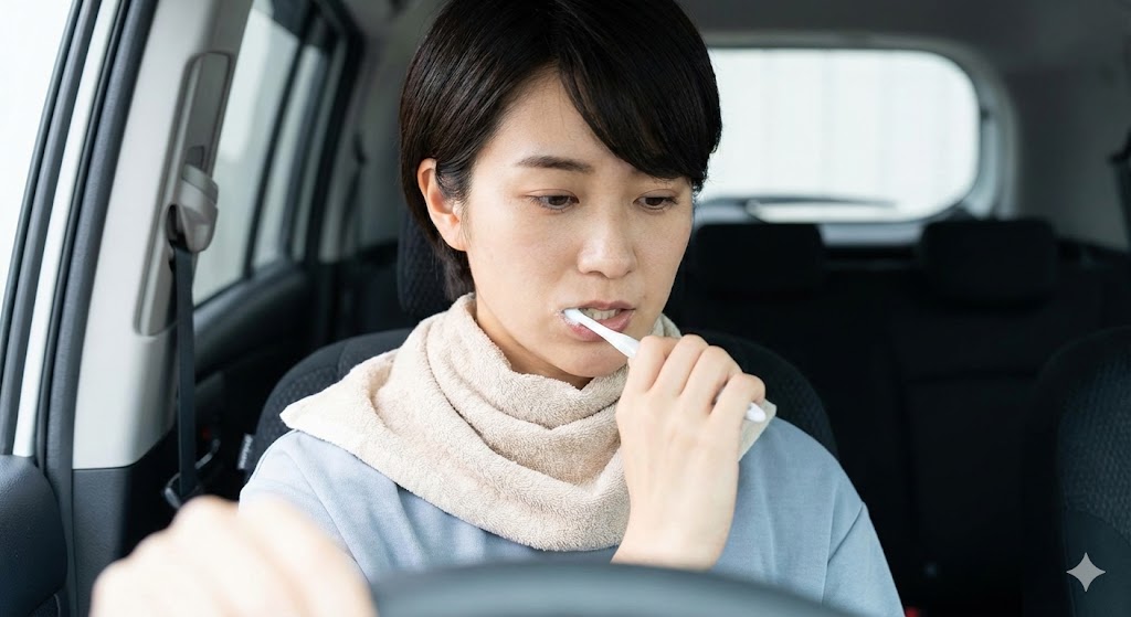 服の汚れを防ぐ「タオル巻き」の工夫