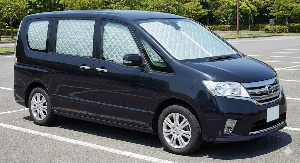 防犯と安眠の決定版!車種専用シェード