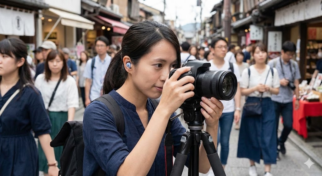観光地や撮影現場で「集中力」を高めたい場合