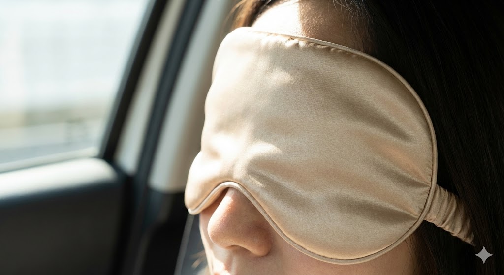 【シルク製】摩擦ゼロの滑らかさ。乾燥する車内での保湿対策にも