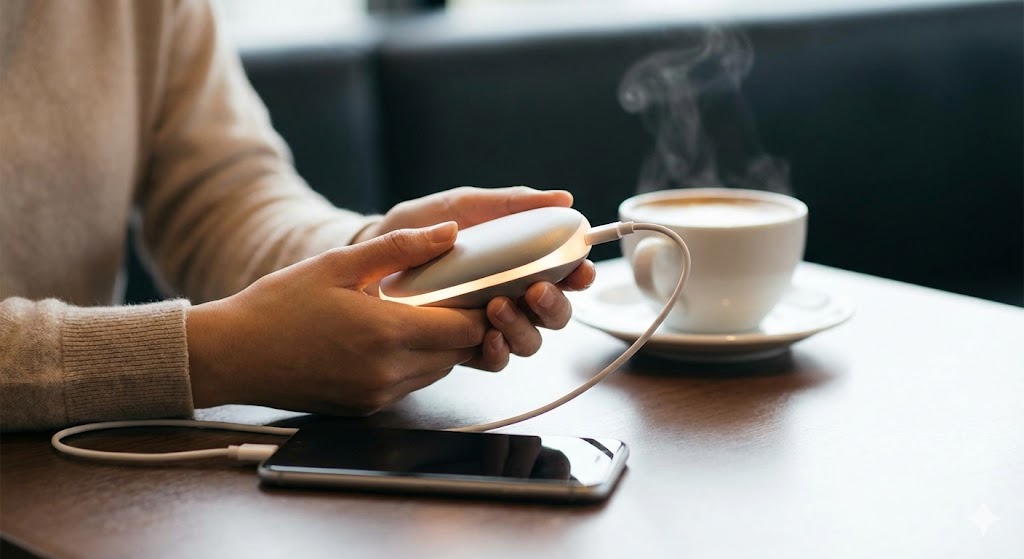 充電式カイロ：必要な時だけ温まれる、モバイルバッテリー兼用の現代の定番