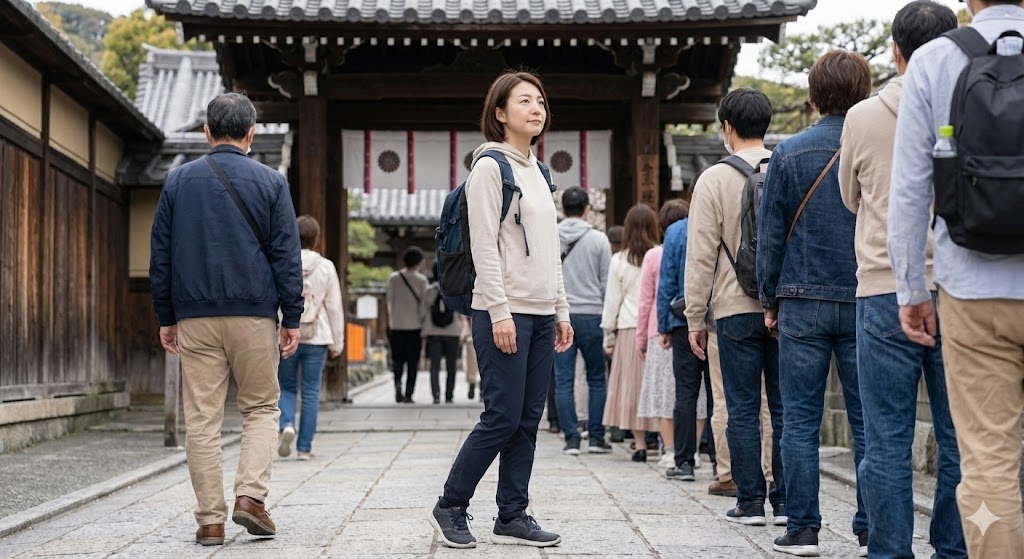 行列でも疲れない!立って待つ時の小さな工夫