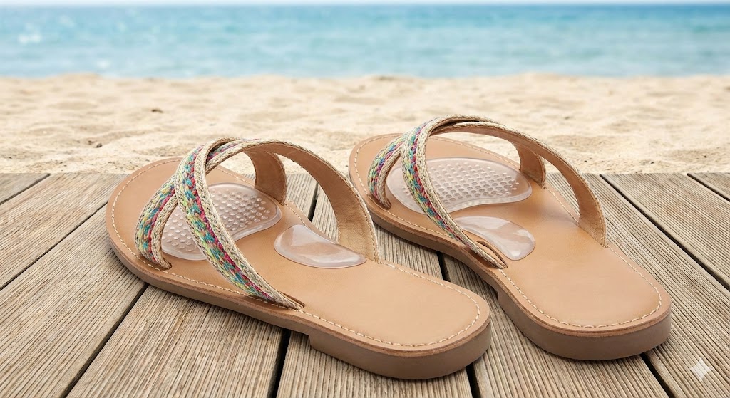 サンダルの滑りを防ぐポイント