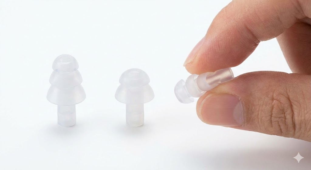 【装着感】ひだ（フランジ）の数とシリコンの柔らかさ