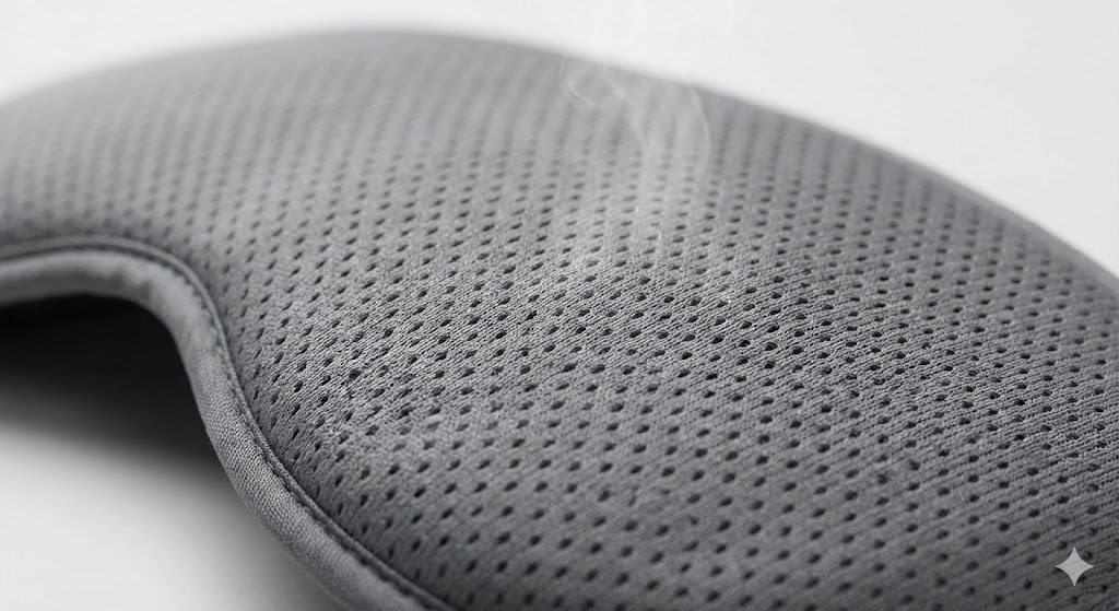 最新のトレンド：長時間着けても蒸れない「高通気性・低反発素材」