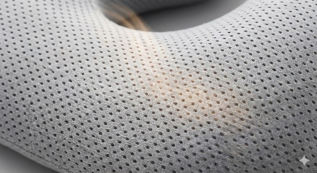 長距離移動でも蒸れない！パンチング加工（通気孔）モデルのメリット