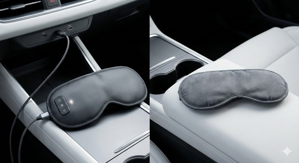 【給電】車内充電（USB-C）対応か、電源不要の常時装着型か