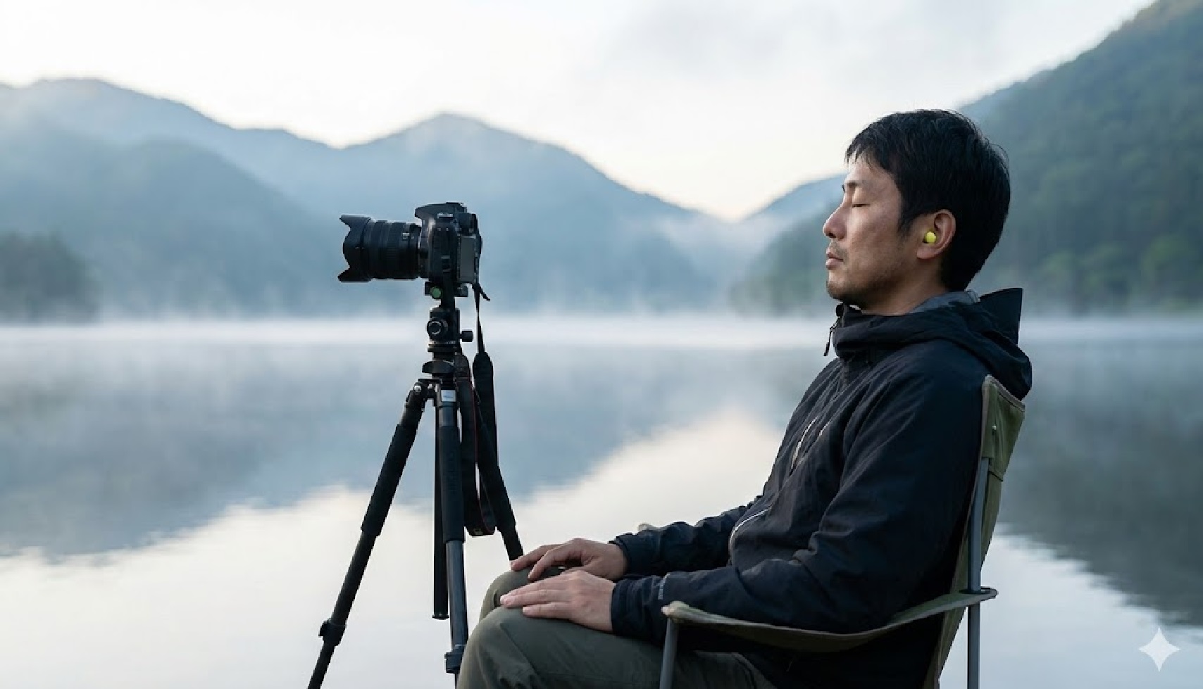 撮影の待機時間は「聴覚デトックス」で集中力をリセット