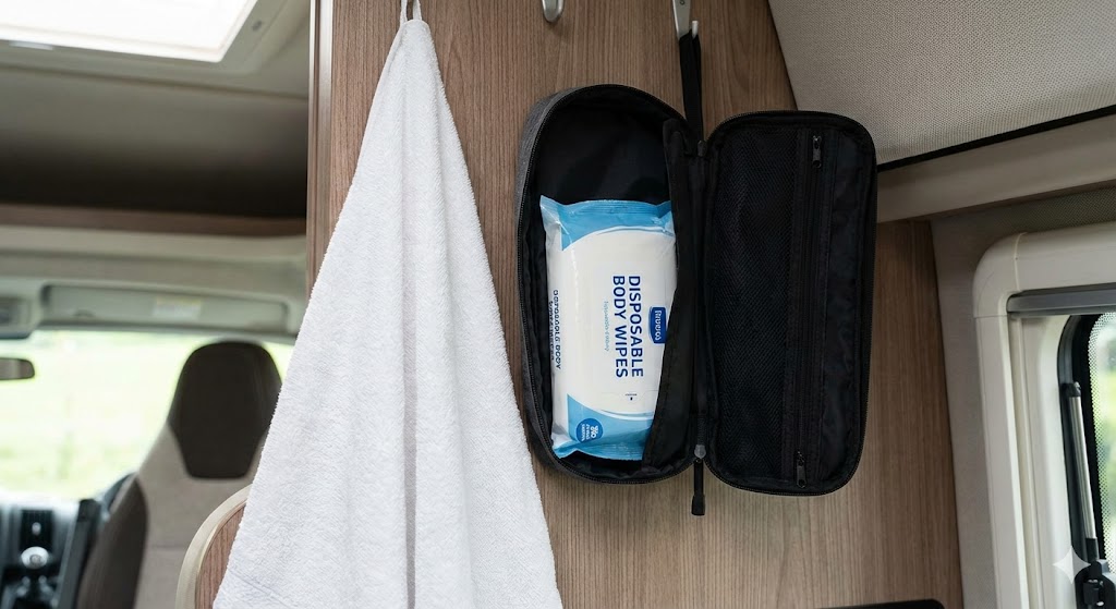 ウェットタオルは「予備」として持っておく