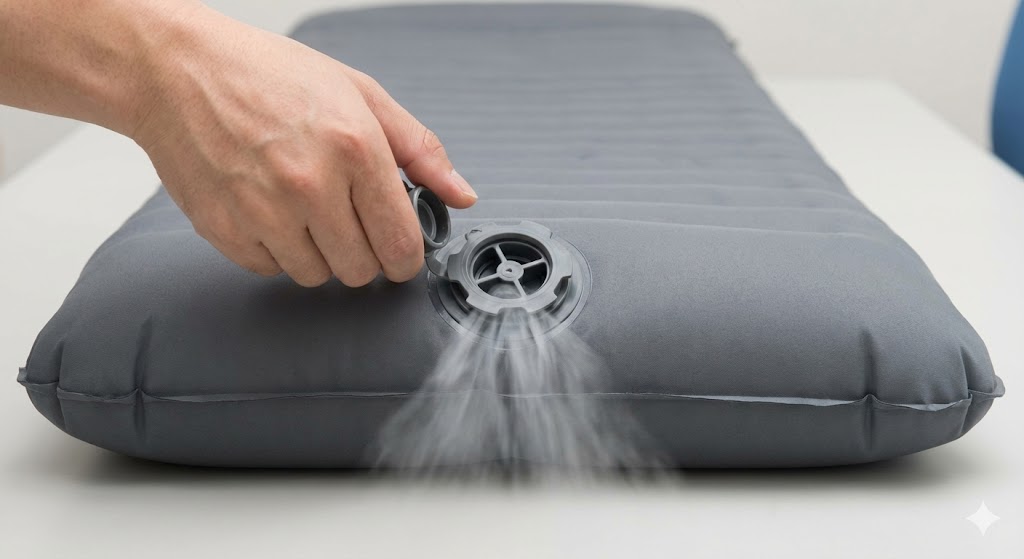 意外と見落とす「排気スピード」：撤収をスマートにするバルブの構造