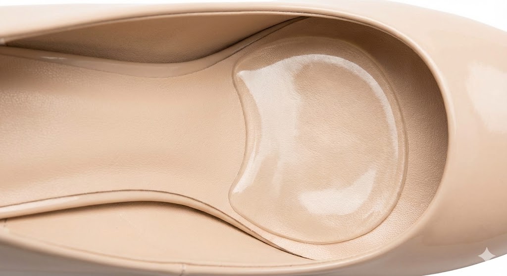 パンプスの前滑りを防ぐジェルパッド