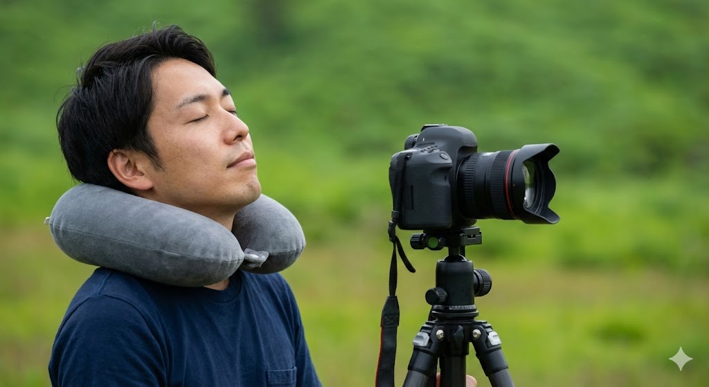【カメラマン】シャッターチャンスを逃さない。首の疲れを解消して「集中力」を維持する