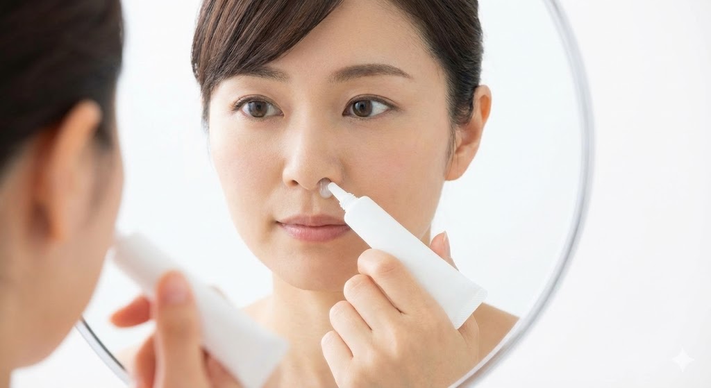 鼻腔バリアジェル：肌表面を保護して汚れの侵入を物理的に遮断