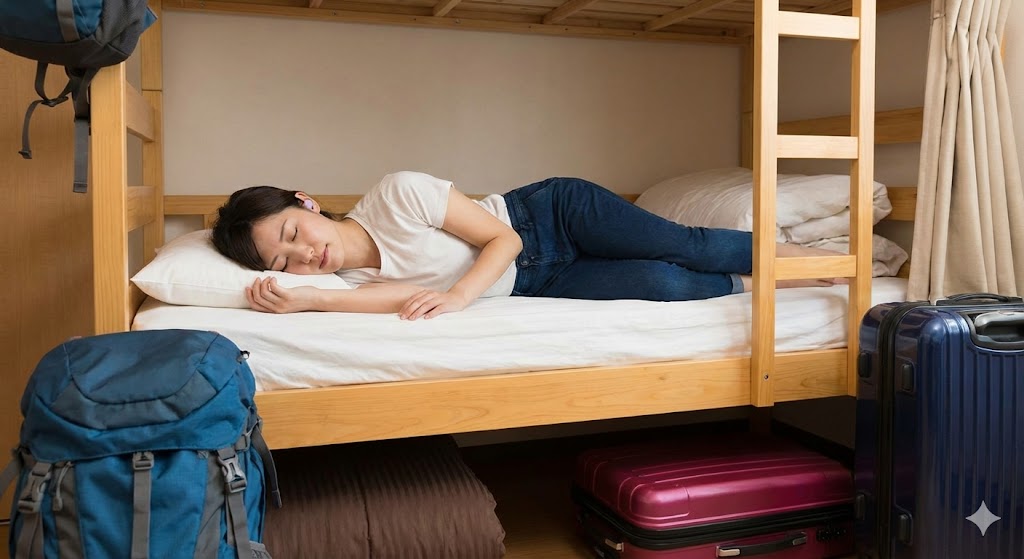 【観光宿泊】ゲストハウスのいびき・壁の薄さを無効化する「横向き寝」の作法