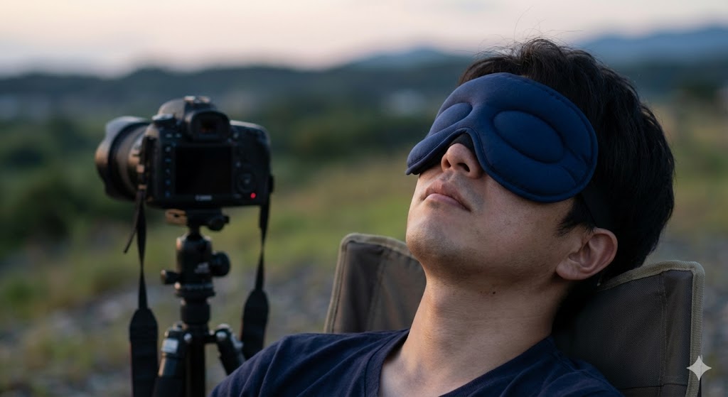 【撮影待機】ファインダー越しに疲れた目を癒やす、クッション性の高いタイプ