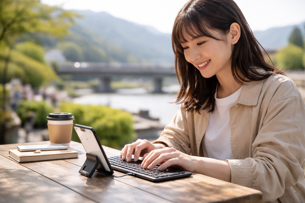 携帯のキーボードで入力を速める