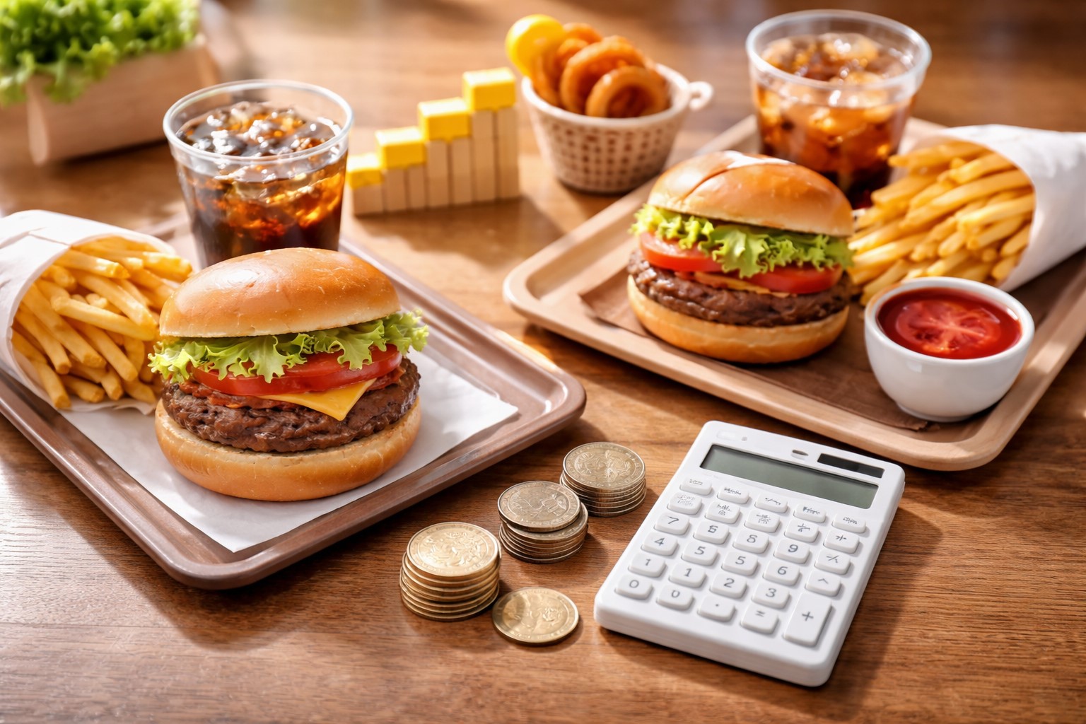 モスバーガーのセットメニュー価格比較表