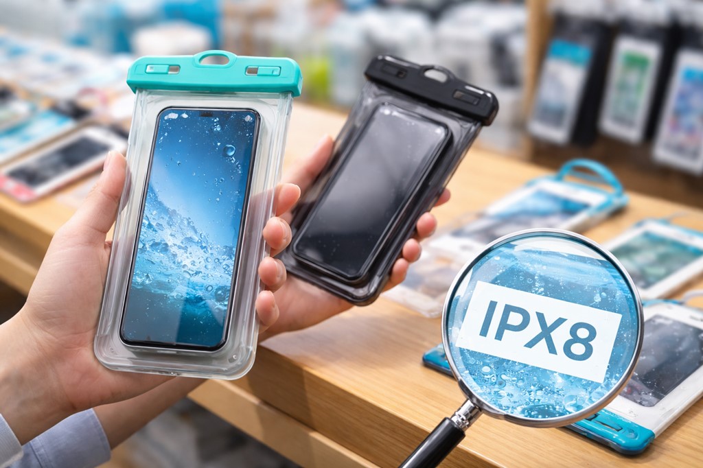 携帯防水ケースの選び方とIPコード規格の確認