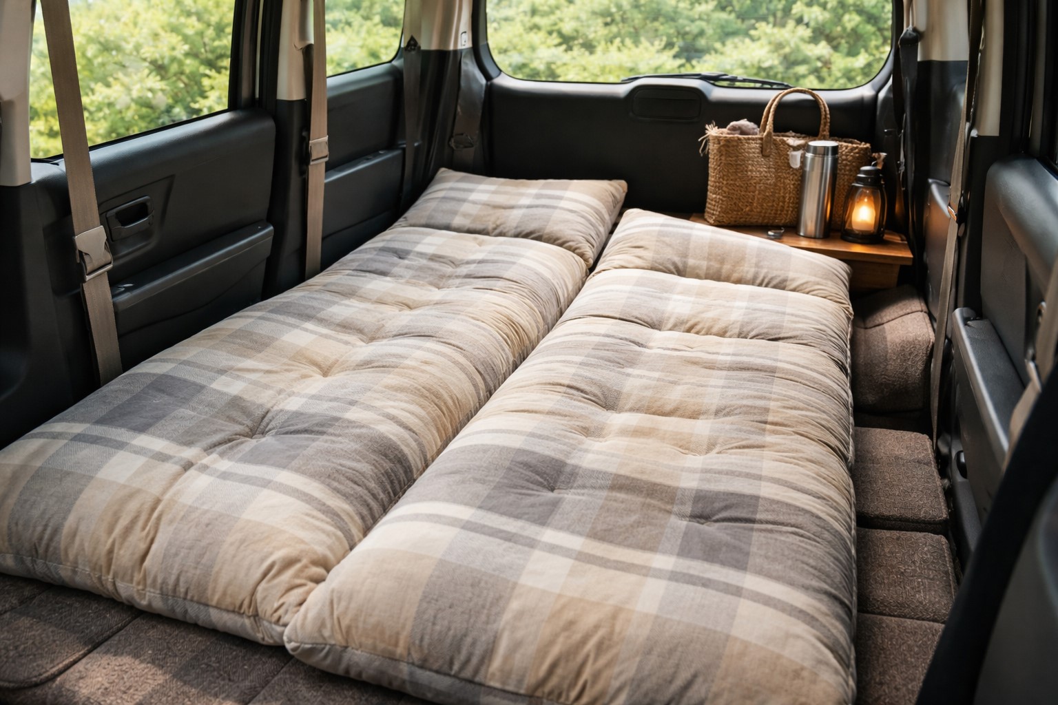 しまむらの長座布団を車中泊に使うコツ