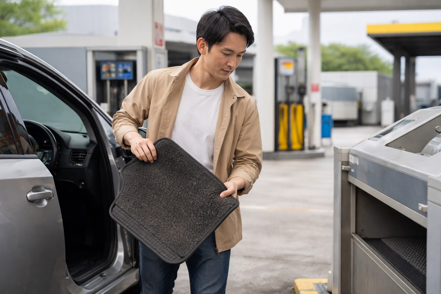 車のマットはどこで洗うのが得策か
