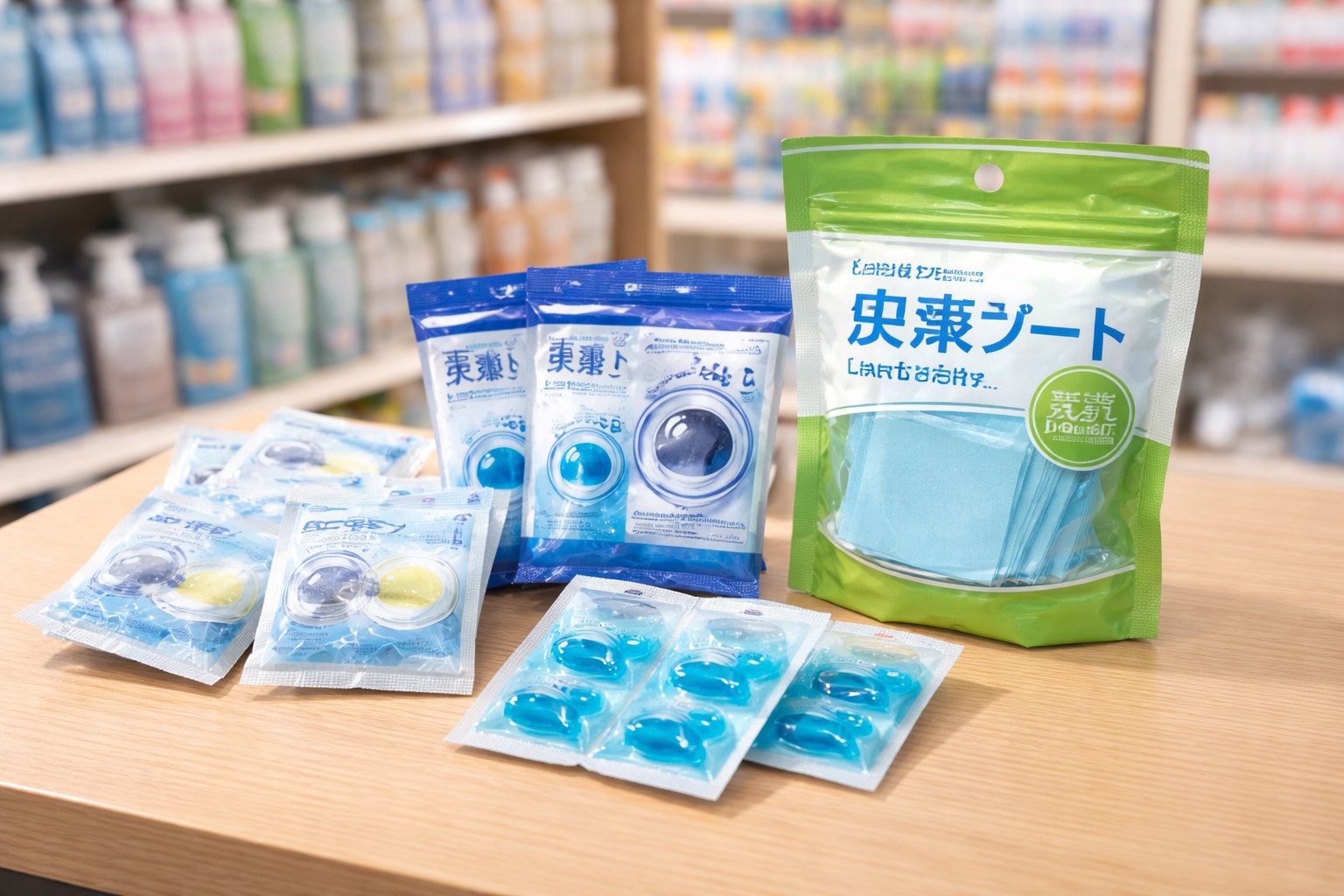 100均で揃う便利な個包装の洗剤