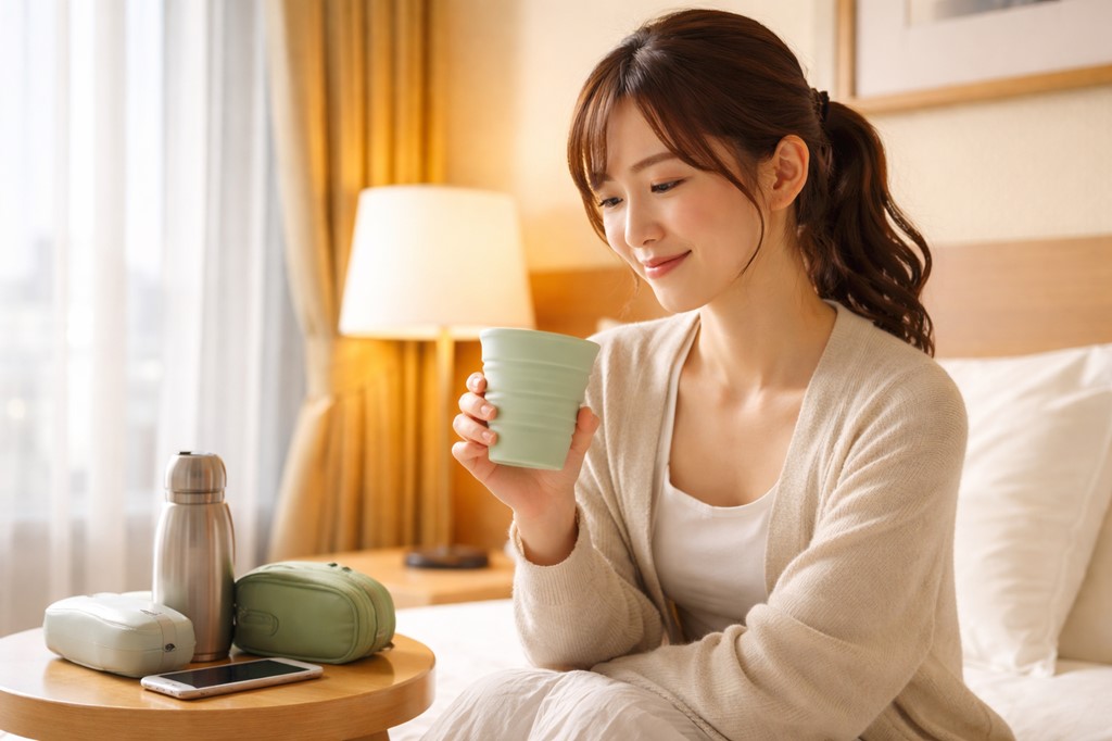 衛生面で安心な携帯用コップの利点