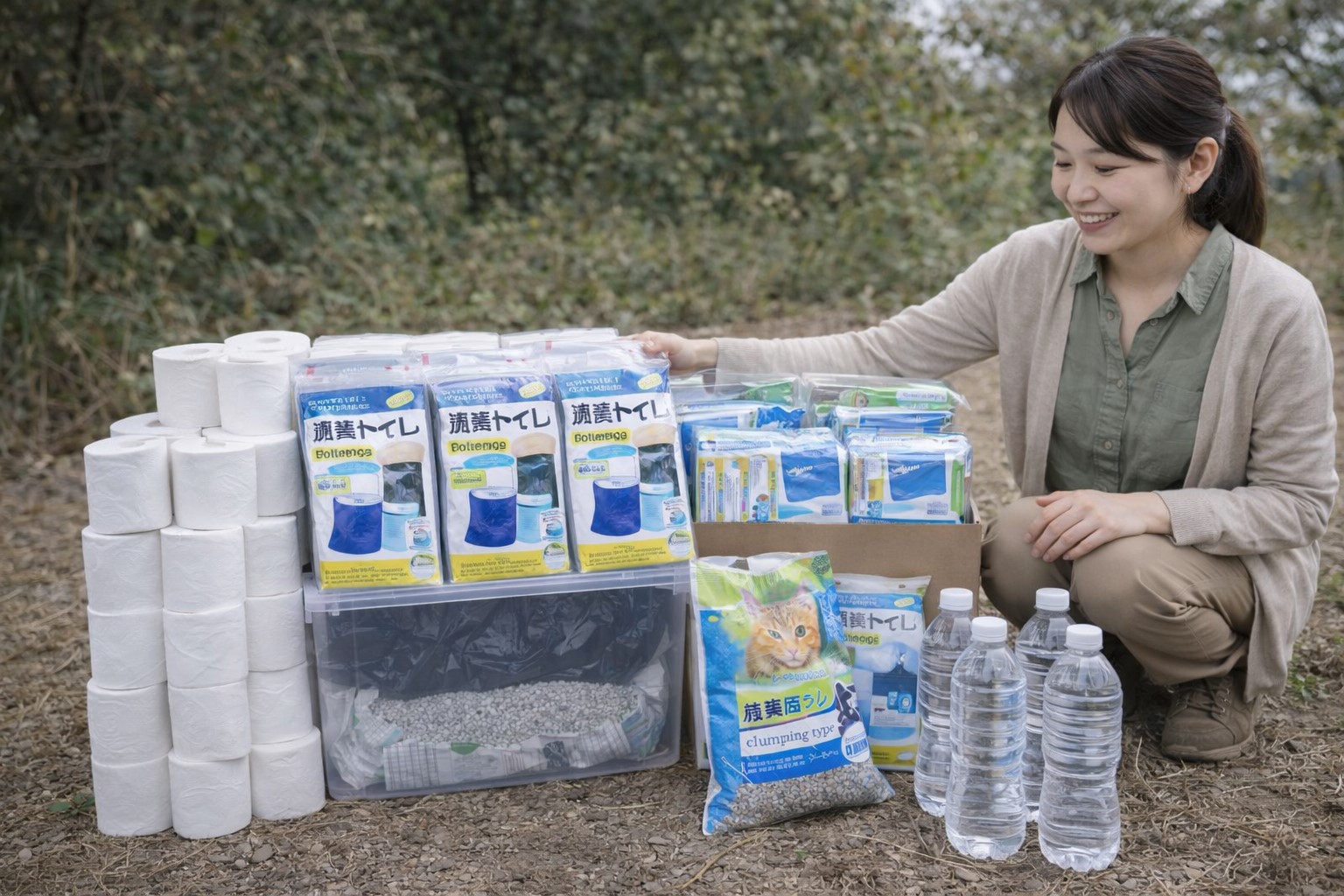 3日間の必要量と備蓄の目安