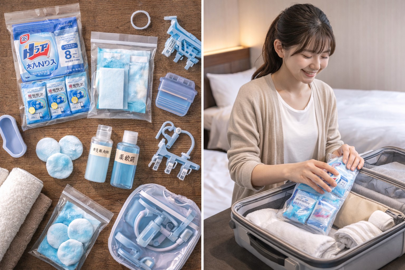 洗濯洗剤の旅行用は100均活用が正解